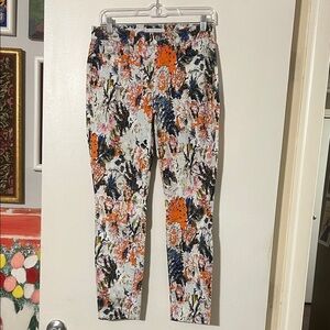 7 for all mankind multi color straight jeans